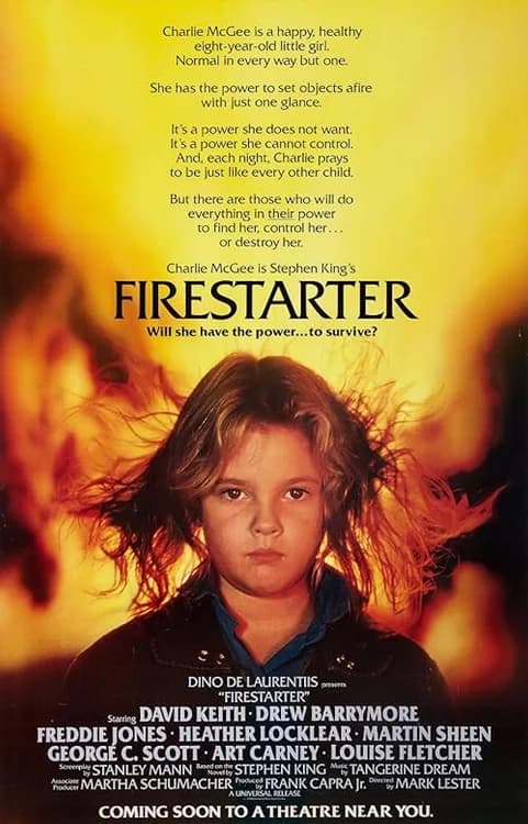 Firestarter film posteri