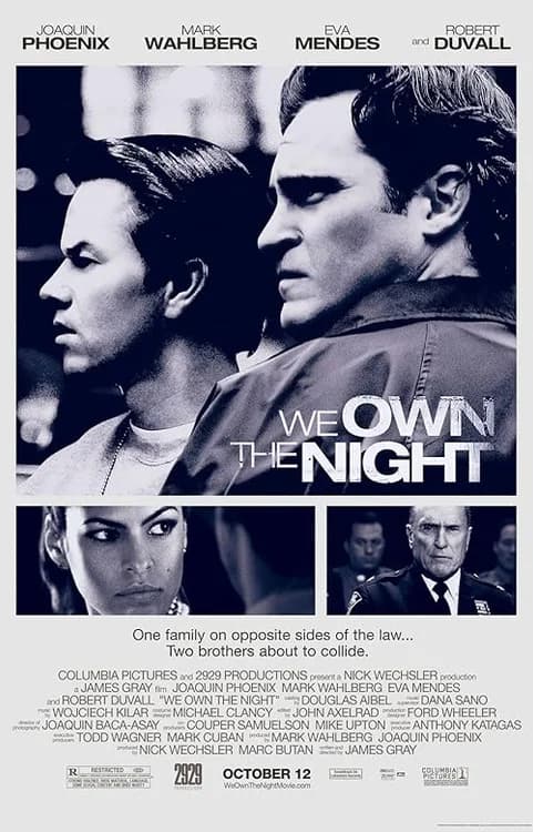 We Own the Night film posteri